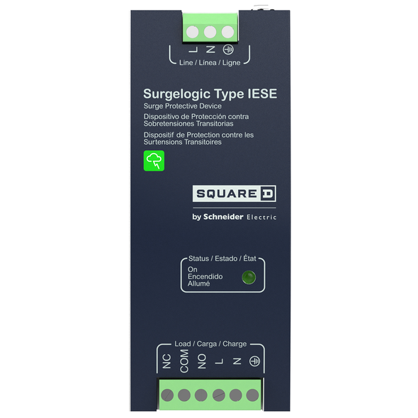 Schneider Electric HFNF240IESE005 Surge protection device, Surgelogic, type IESE, 5A, 240 V, DIN rail mount, active tracking filter