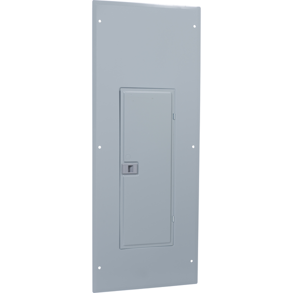 Schneider Electric QOC40UFL Replacement cover, QO, for 40 space load center, flush, extra long, gray