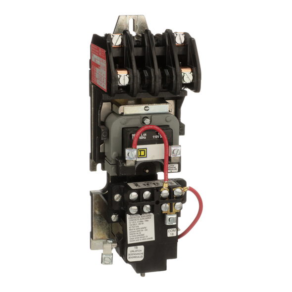 Schneider Electric 8903LXO20V04 Contactor, Type L, multipole lighting, mechanically held, 30A, 2 pole, 600 V, 277 VAC 60 Hz coil, open style