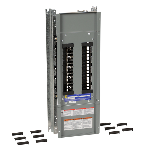 Schneider Electric NQ430L2C14 Panelboard interior, NQ, main lugs, 225A, Cu bus, 30 pole spaces, 3 phase, 4 wire, 240 VAC, 48 VDC, 14 in