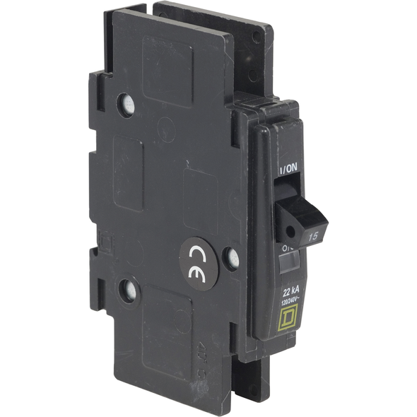 Schneider Electric QOU135VH Mini circuit breaker, QOU, 35A, 1 pole, 120/240 VAC, 22kA