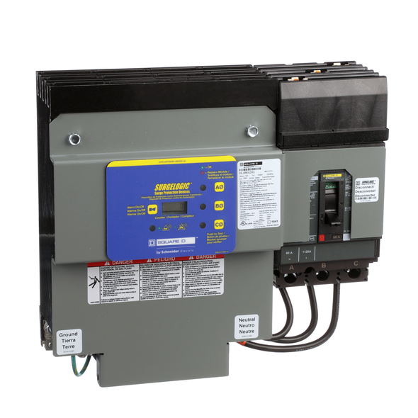 Schneider Electric HL1IMA12C Surge protection device, Surgelogic, HL, 120kA, 120/240 VAC, 1 phase, 3 wire, SPD type 2