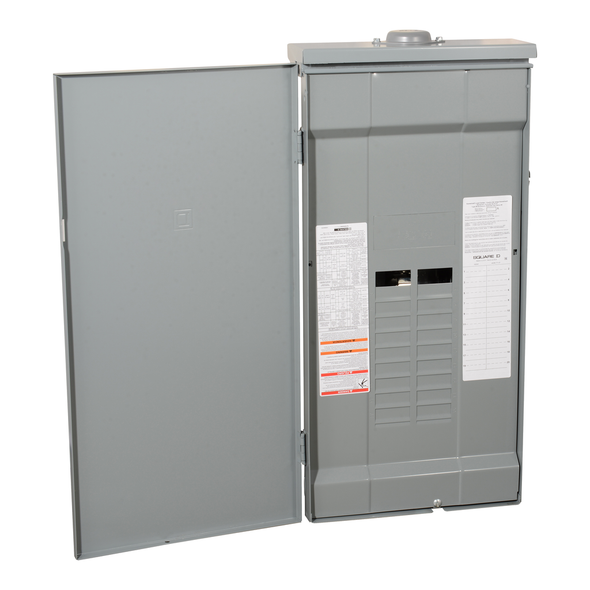 Schneider Electric HOM2040L225PRB Load center, Homeline, 1 phase, 20 spaces, 40 circuits, 225A convertible main lugs, PoN, NEMA3R