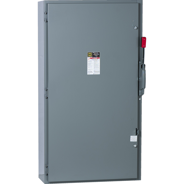 Schneider Electric CH325N Safety switch, heavy duty, fusible, 400A, 240VAC, 250VDC, 3 poles, 125HP, NEMA 1, neutral