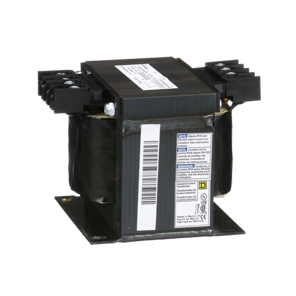 Schneider Electric 9070T500D1B42 Transformer, Type T, industrial control, 500VA, 1 phase, 240x480V primary, 120V secondary, 115C rise