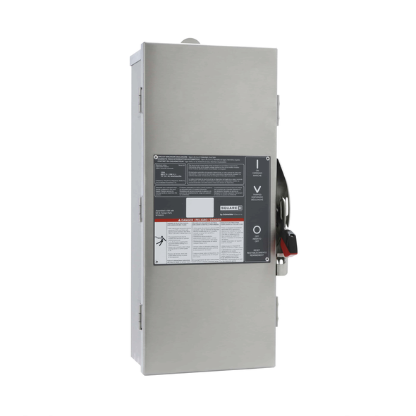 Schneider Electric B125DS Circuit breaker enclosure, PowerPacT B, 15A to 125A, 2 and 3 poles, NEMA 3/3R/4/4X/5, stainless steel