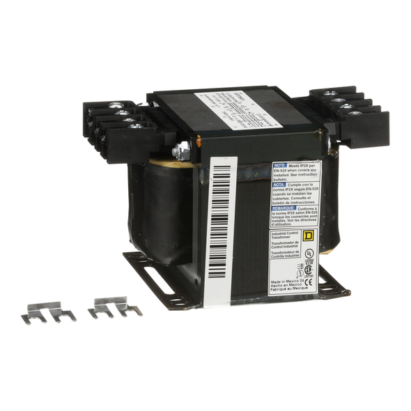 Schneider Electric 9070T250D31 Transformer, Type T, industrial control, 250VA, 1 phase, 240x480V primary, 120/240V secondary, 80C rise