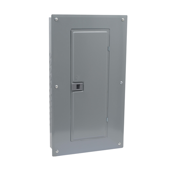 Schneider Electric HOM2448L125PQGC Load center, Homeline, 1 phase, 24 spaces, 48 circuits, 125A convertible main lugs, PoN, NEMA1, Qwik-grip, gnd bar