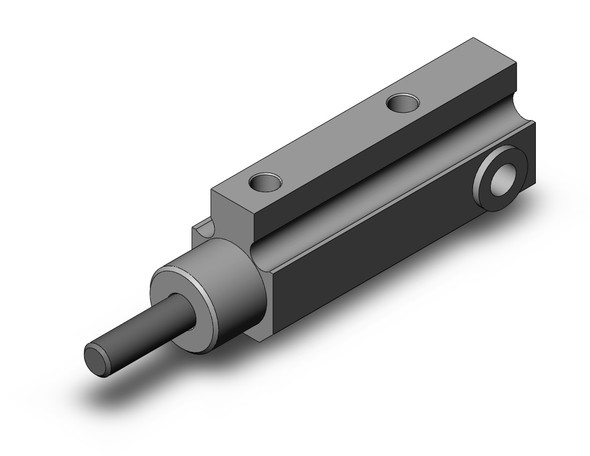 <h2>NC(D)JP, Pin Cylinder, Double Acting, Single Rod</h2><p><h3>The compact design of series NCJP double acting pin cylinder minimizes mounting space. The NCJP is available in five mounting options to accommodate many design styles. Bore sizes include 6, 10 and 15mm with strokes ranging from 5 to 30mm. Other features include brass panel mounting nuts, stainless steel piston rod and brass bodies. The NCJP series is also available in an auto switch capable model. </h3>- <p><a href="https://content2.smcetech.com/pdf/NCJP.pdf" target="_blank">Series Catalog</a>