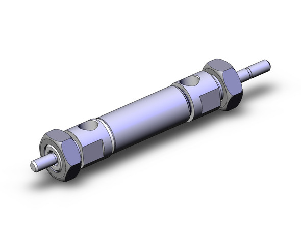 ncm round body cylinder        hw                             .75 inch ncm   double rod      cyl air 3/4  bore double rod <p>*image representative of product category only. actual product may vary in style.