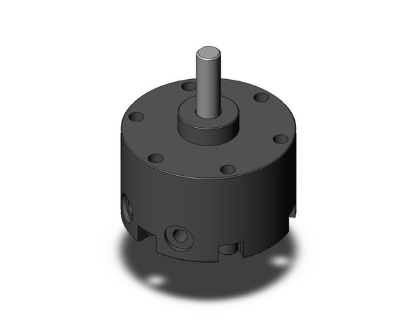 <h2>NC(D)RB1*W10~30, Rotary Actuator, Vane Style</h2><p><h3>The NCRB single vane, double shaft style rotary actuator is available in 7 sizes (10-30mm). Rotation angles of up to 270  is possible for the entire series. The NCRB series offers smooth, step-free operation and long life expectancies in rugged service applications. Optional auto switches are available.<br>- </h3>- Light weight and compact size<br>- High reliability and long life<br>- Mountable with auto switch<br>- 2 porting variations (top and side)<br>- Ball bearing supported shaft<br>- <p><a href="https://content2.smcetech.com/pdf/NCRB.pdf" target="_blank">Series Catalog</a>