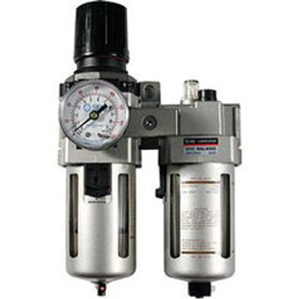 SMC - AC40A-N04G-3Z - SMC?« AC40A-N04G-3Z FRL, Two-Piece, Relief Valve, Non-Rising Knob, 5??m Filter, Max. Flow: 106cfm, +1.5MPaProof Press.