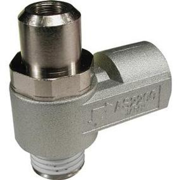 SMC AS3100W12-S08-T03-S Speed Control Coaxial Fitting
