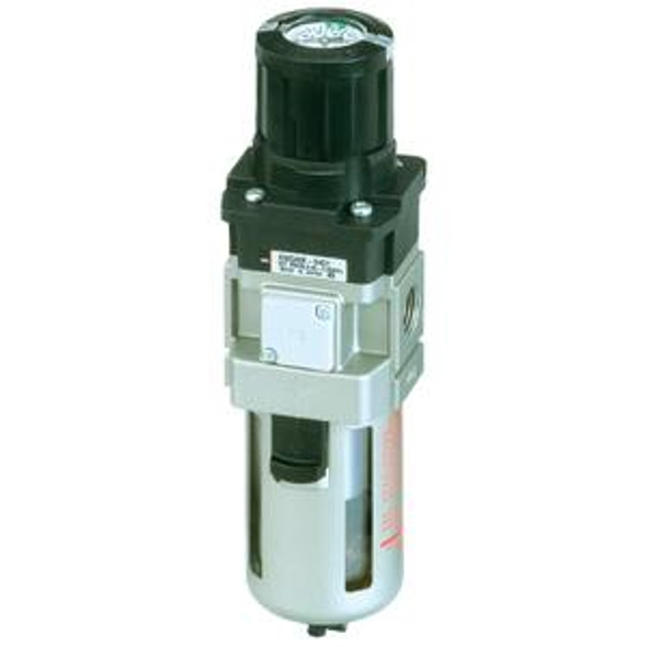 SMC AWG30-N03G1H-Z filter/regulator, modular f.r.l. w/gauge filter/regulator w/built in gauge