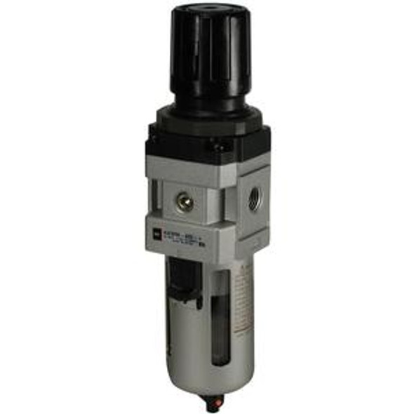 SMC NAW1000-M5 Filter/Regulator, Modular F.R.L.