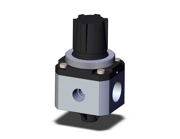 <h2>SRH, Clean Regulator</h2><p><h3>Clean regulator series SRH is a contamination controlled stainless steel regulator designed to minimize residual fluid. Design includes an intake/exhaust port in the diaphragm compartment, which facilitates flow. SRH has outstanding corrosion resistance. All metal parts in contact with fluid use stainless steel SUS316.</h3>- <p><a href="https://content2.smcetech.com/pdf/SRH.pdf" target="_blank">Series Catalog</a>