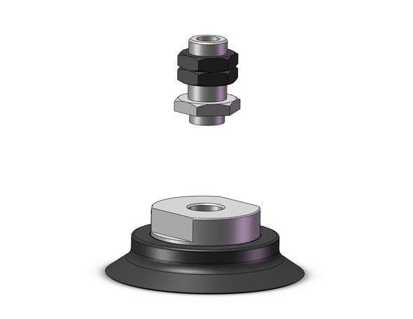 <h2>ZPT, Heavy Duty Flat w/Rib or Bellows Pad w/Adapter, Vertical Entry</h2><p><h3>The ZPT series suction cups are available in diameters from 2 to 125mm, 6-cup materials, and 4-cup designs (flat, flat with ribs, deep and bellows), to suit multiple applications. Vertical vacuum entry connections can be made via one-touch fittings or threaded connections. Optional buffers can be ordered with up to 50mm stroke.  SMC s ZP2 series vacuum pads are available in diameters from 2 to 340mm, and offer a variety of pad materials and designs. The ZP2 series was designed to standardize special products designed for the ZP series.  Pad types include: miniature cups, compact cups, nozzle cups, multi-bellows cups, sponge cups, mark-free cups, oval cup variations, and heavy-duty cup variations.  Optional buffers can be ordered with up to 100mm stroke.  The ZP3 line of suction cups has a compact pad and the buffer body has been shortened by as much as 2.2  when compared to the ZP series.  The optional buffer can be ordered with up to 20mm stroke.<br>-  </h3>- Heavy-duty flat with ribs or heavy-duty bellows pad with adapter<br>- Vertical vacuum inlet direction<br>- Pad diameter: 40, 50, 63, 80, 100, 125<br>- Pad material: NBR, FKM, EPR, silicone rubber, urethane rubber<p><a href="https://content2.smcetech.com/pdf/ZPT-ZPX_H-HB.pdf" target="_blank">Series Catalog</a>