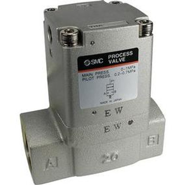 SMC VNA211A-10A-5DZ-B-X4 process valve, VNA/B/C/D 2-WAY MEDIA VALVE
