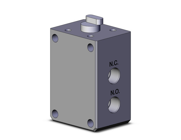 SMC NVM830-N01-00 mechanical valve valve, mech'l 1/8" npt