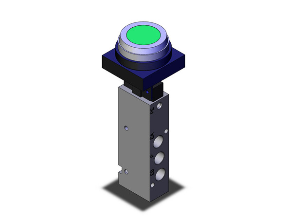 SMC NVZM450-N01-33 mechanical valve valve, mech'l, psh-btn