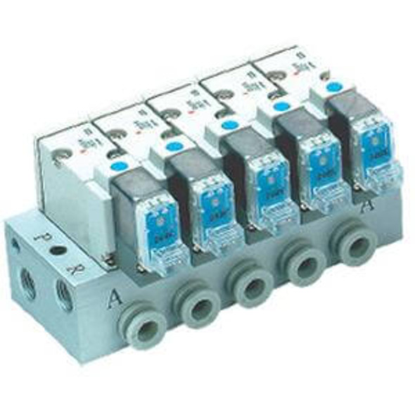 SMC SS3YJ5-41-08-C4 4/5 Port Solenoid Valve