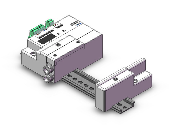 SMC SS5Q13-08SDQ-DN 4/5 port solenoid valve mfld, plug-in unit