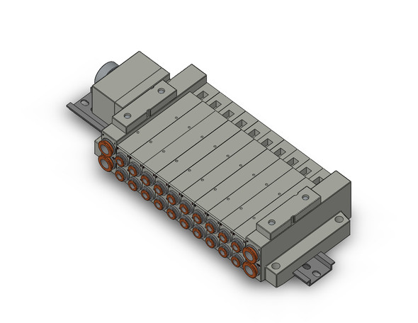 SMC SS5V2-W16CD-10B-N7 4/5 Port Solenoid Valve