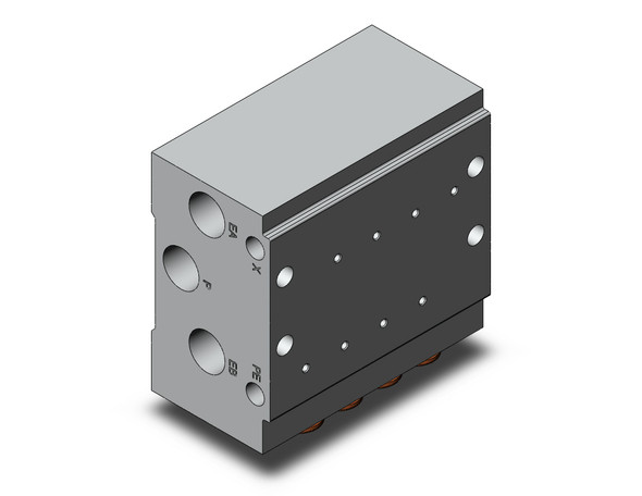 SMC SS5Y3-42-04-C6 4/5 Port Solenoid Valve