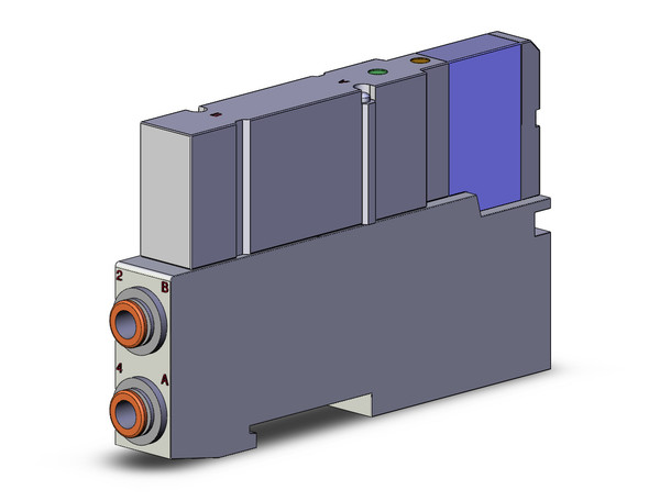 SMC SV2200-5FU-C-C6 4/5 port solenoid valve 2 position double solenoid