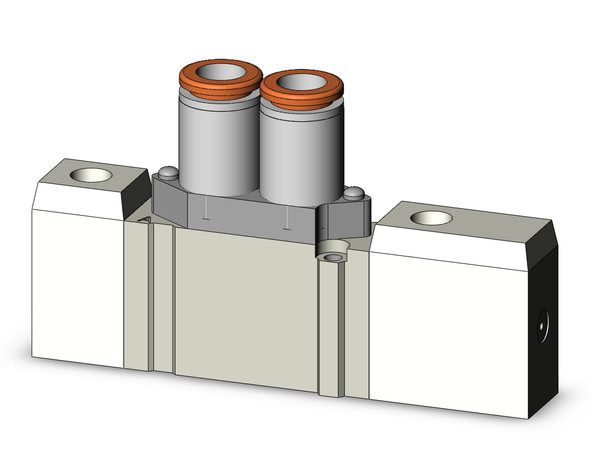 SMC SYA3420-C6 4/5 port air-piloted valve valve, 3pos/ec, ap body pt