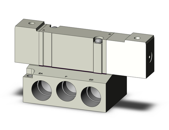 SMC SYA7340-03 4/5 Port Air-Piloted Valve