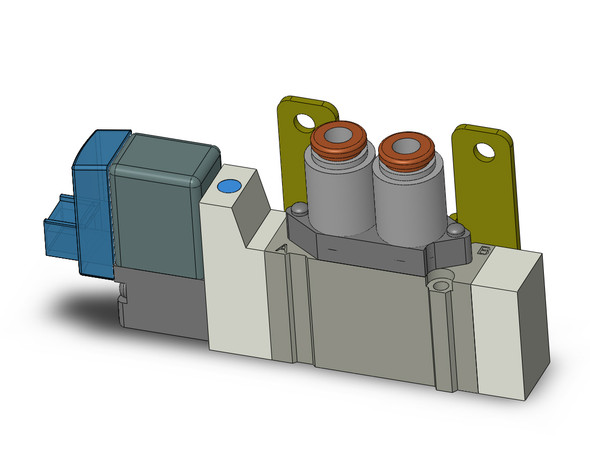 SMC SY3120-5LOU-C4-F2 4/5 Port Solenoid Valve