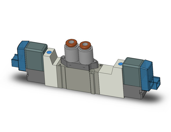 SMC SY3420-5LOZ-C4 4/5 port solenoid valve valve, dbl sol, body pt