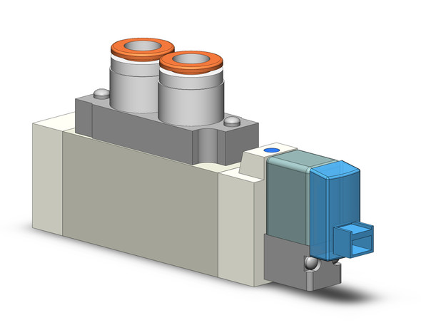 SMC SY5160-5LOZ-N9 Valve, Sgl Sol, Cassette