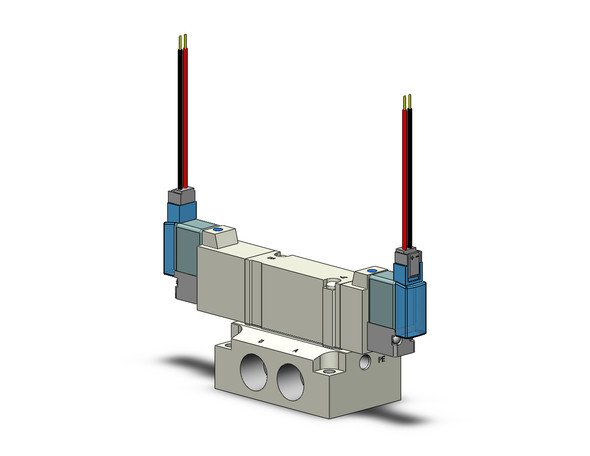 SMC SY5440-5MZ-02T Valve, Dbl Sol, Base Mt (Dc)