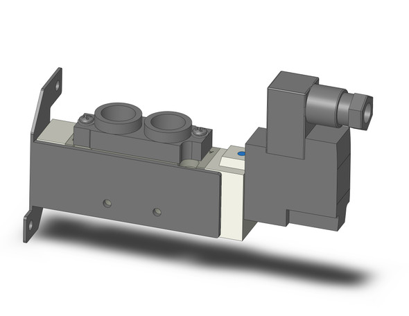 SMC SY7120-3DZ-02T-F1 4/5 port solenoid valve valve, sgl sol, body pt, din