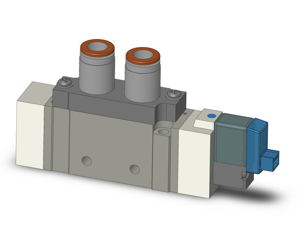 SMC SY7120-5LOU-C8 Valve, Sgl Sol, Body Pt