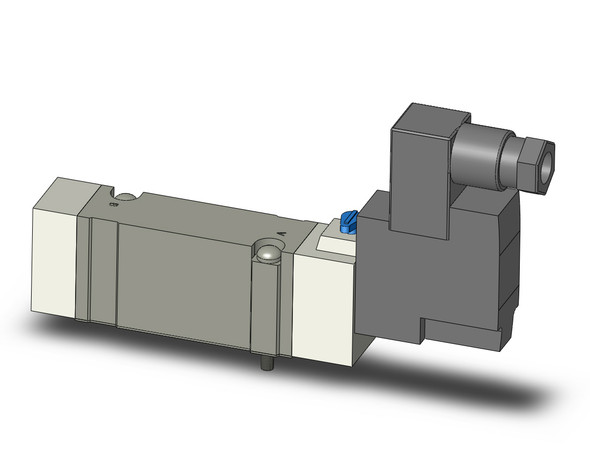 SMC SY7140-3DZE Valve, Sgl Sol, Base Mt, Din