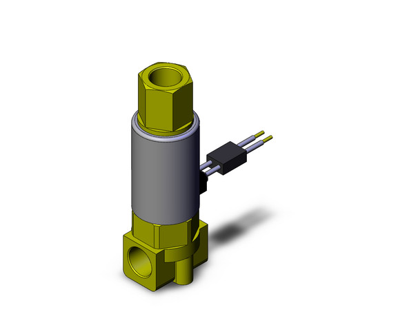 SMC VDW250-4G-2-01N 3 port solenoid valve valve, compact, sgl, brass