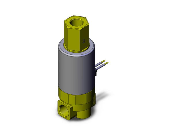 SMC VDW350-6G-3-01N 3 port solenoid valve valve, compact, sgl, brass
