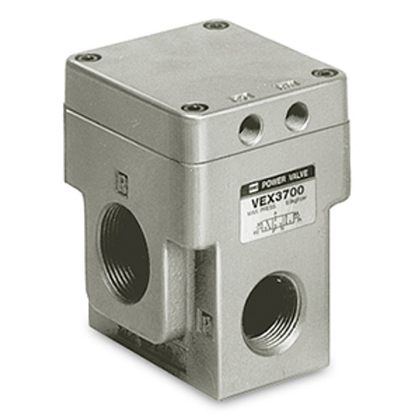 SMC VEX3322-045LZ 3 port 3 position valve
