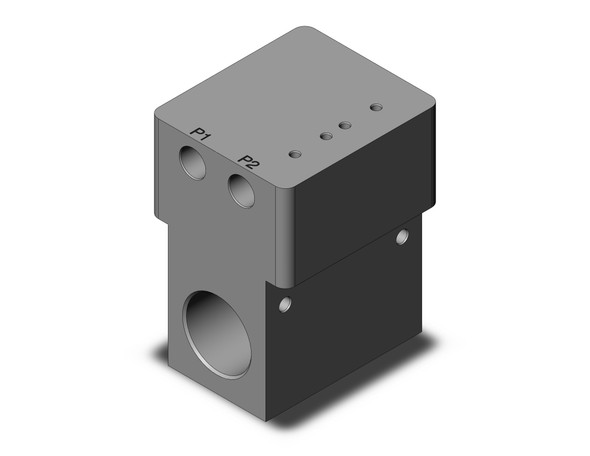 SMC VEX3500-10 3 port 3 position valve