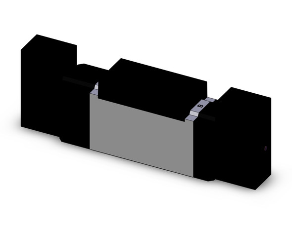 <h2>VFR3000, Plug-in &amp; Non Plug-in Types, Metric</h2><p><h3>Series VFR consists of 5 port pilot solenoid valves with rubber seals and base mounted type manifolds, available in plug-in and non plug-in styles. Port sizes range from 1/8 to 1/2 with Rc(PT), NPTF   G(PF) thread types available. Various options also available.<br>- </h3>- VFR3000, plug-in   non plug-in types<br>- Maximum operating pressure: up to 0.9MPa<br>- Ambient   fluid temperature: Max. 50 C<br>- Manual override: non locking push style<br>- <p><a href="https://content2.smcetech.com/pdf/VFR.pdf" target="_blank">Series Catalog</a>