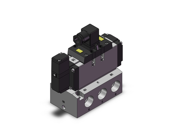 SMC VFR5110-5DZ-06 4/5 port solenoid valve valve sgl non plug-in base mt
