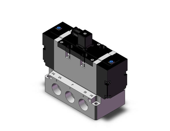 SMC VFR6110-5DZ-10 4/5 port solenoid valve valve, 5 port solenoid