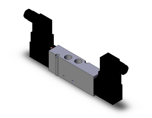 SMC VFS2420-5DZB-02 4/5 port solenoid valve valve dbl solenoid body pt