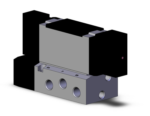 SMC VFS4200-5F-03 Valve, 2Pos/Dbl, Plug-In