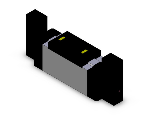 <h2>VFS5000, Base Mounted Valve, Plug-in &amp; Non Plug-in</h2><p><h3>Series VFS consists of 5 port pilot solenoid valves with metal seals and base mounted or body ported type manifolds. Base mounted manifolds are available in plug-in and non plug-in styles. Body ported manifolds are available with bar or separate type manifold bases. Port sizes range from 1/8 to 3/4 with Rc(PT), NPTF   G(PF) thread types available. Various options also available.<br>- </h3>- Fluid: air and inert gas<br>- Operating pressure: 0.1MPa to 1.0MPa<br>- Effective area (Cv): 2.2 to 5.7<br>- Coil rated voltage: 100, 200 VAC 50/60Hz; 24VDC<br>- Response time: 60 or less ms<br>- Ambient/fluid temp: -10 to +60 C<br>- <p><a href="https://content2.smcetech.com/pdf/VFS.pdf" target="_blank">Series Catalog</a>