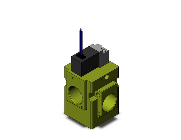 SMC VG342-5GS-10A 3 port solenoid valve poppet type valve