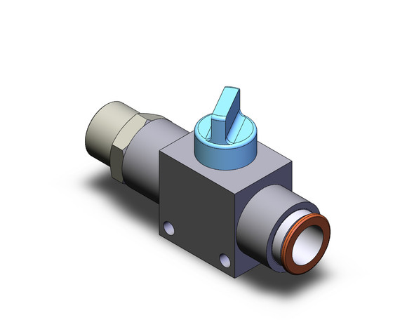 <h2>VHK*, Finger Valve</h2><p><h3>Finger valve series VHK has a large effective area of 2.0 to 17.5mm . This series begins with a minimum tube O.D of  4. The valve direction clearly indicates whether the valve is open or closed (shut to open is counter- clockwise). Classification of knob by color difference facilitates distinction between 2 port valves (gray) and 3 port valves (blue). The optional flame resistant model s knob, whether using the 2 or 3 port valve, is red.<br>- </h3>- Finger valve, standard<br>- 2 or 3 port available<br>- Effective area: 2.0 to 17.5mm <br>- Max. operating pressure: 1.0MPa<br>- Fluid: air<br>- <p><a href="https://content2.smcetech.com/pdf/VHK.pdf" target="_blank">Series Catalog</a>